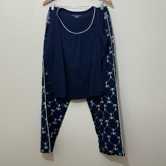 NWT Nautica || long sleeves Pajamas set size Xl - Picture 6 of 9
